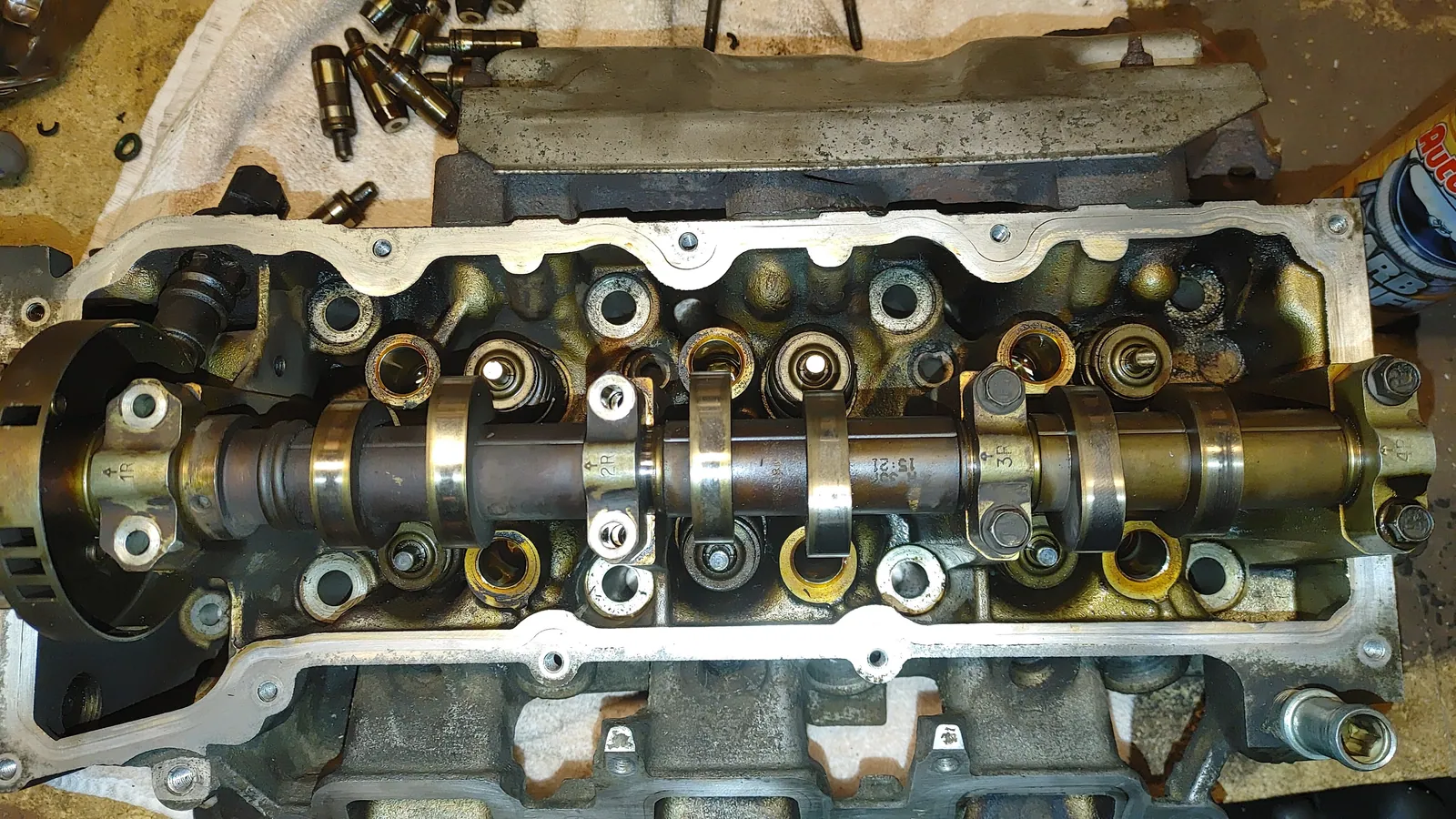 Cylinder head machining and valve work on a precision rebuild